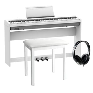 Roland FP-30X Hvit Pakke med møbelstativ