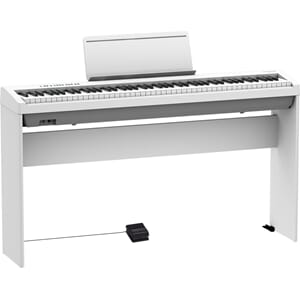 Roland FP30X Hvit m/løs pedal og Møbelstativ