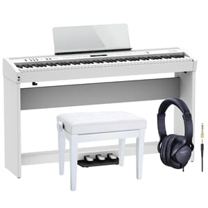 Roland-FP 60X - Hvit pakkeløsning med bare Rolandprodukter