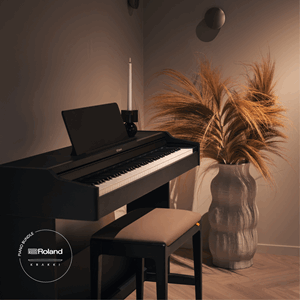 Roland RP107 Sort Interiør Krakki Pianopakke