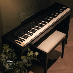 Roland FP-60X Sort Interiør Krakki Pianopakke