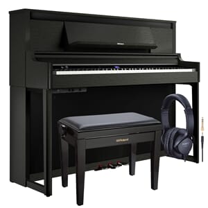 Roland LX-6 Sort - Pakke med Pianokrakk og Hodetelefon