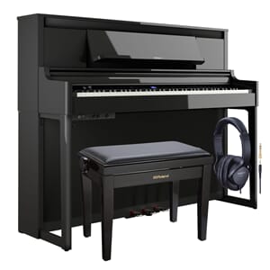 Roland LX-9 Sort pianolakk Pakkeløsning